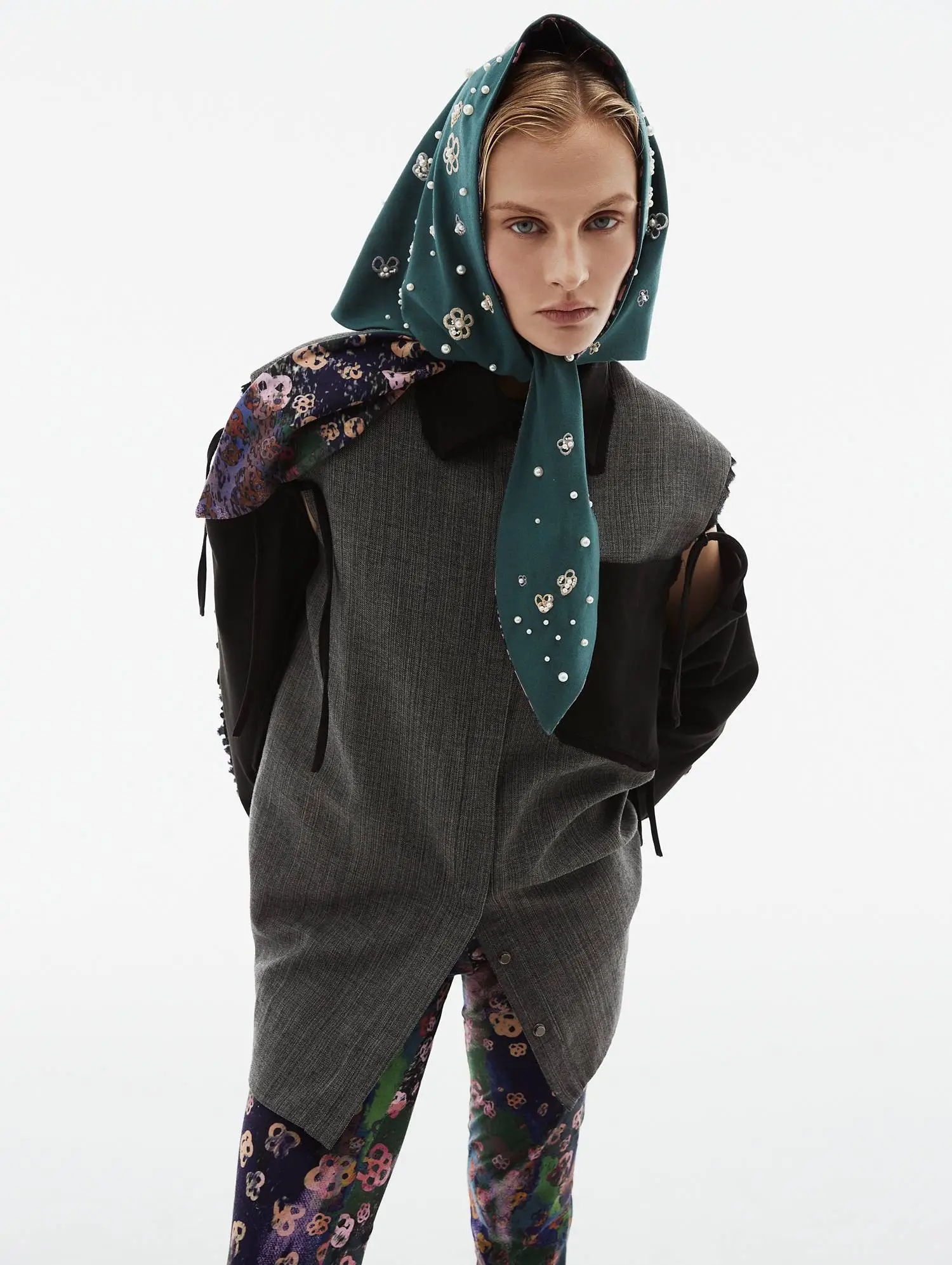 Рубашка №30 GREY WOOL