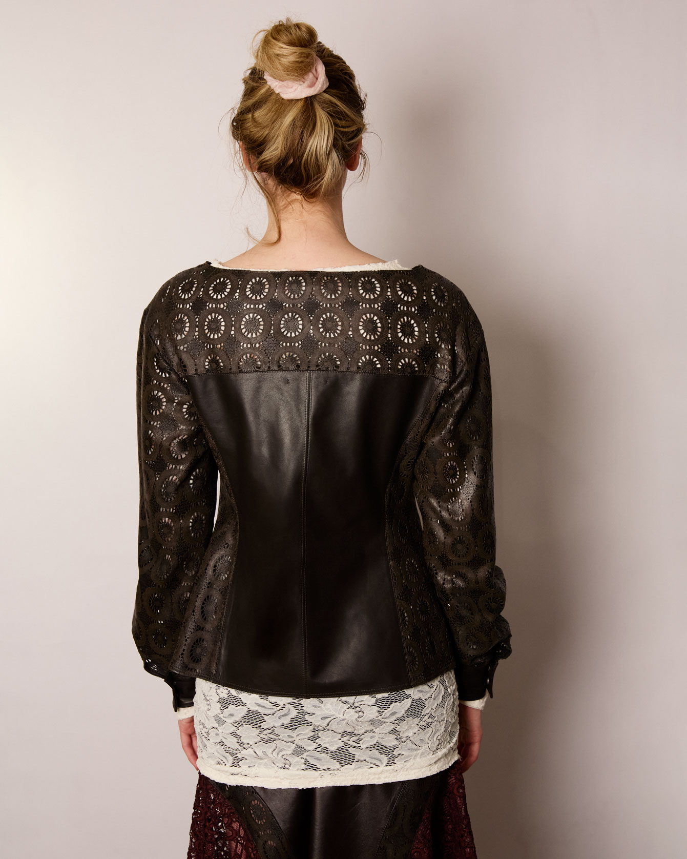 Лонгслив №30 Choco Leather. EX