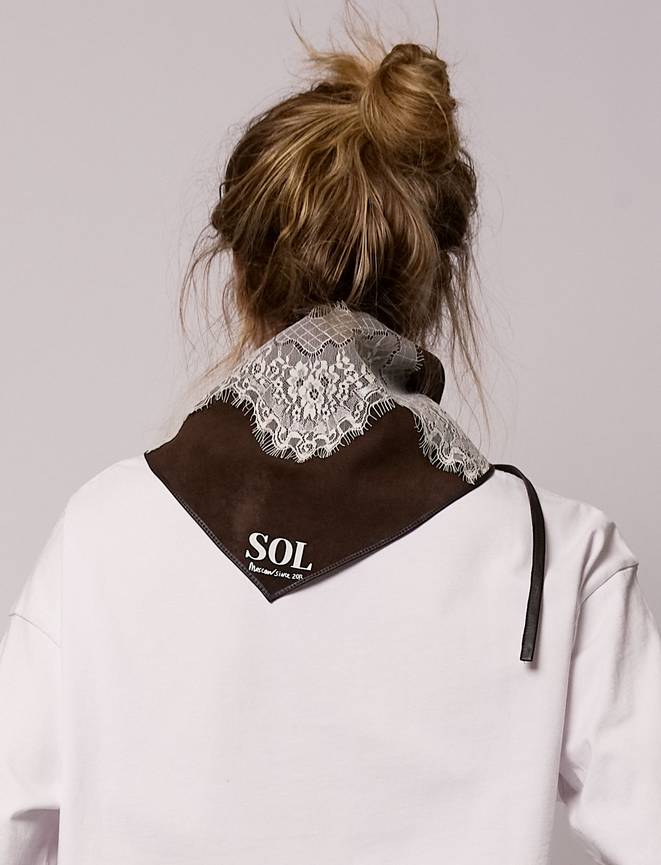 Косынка №43 Choco Leather. EX