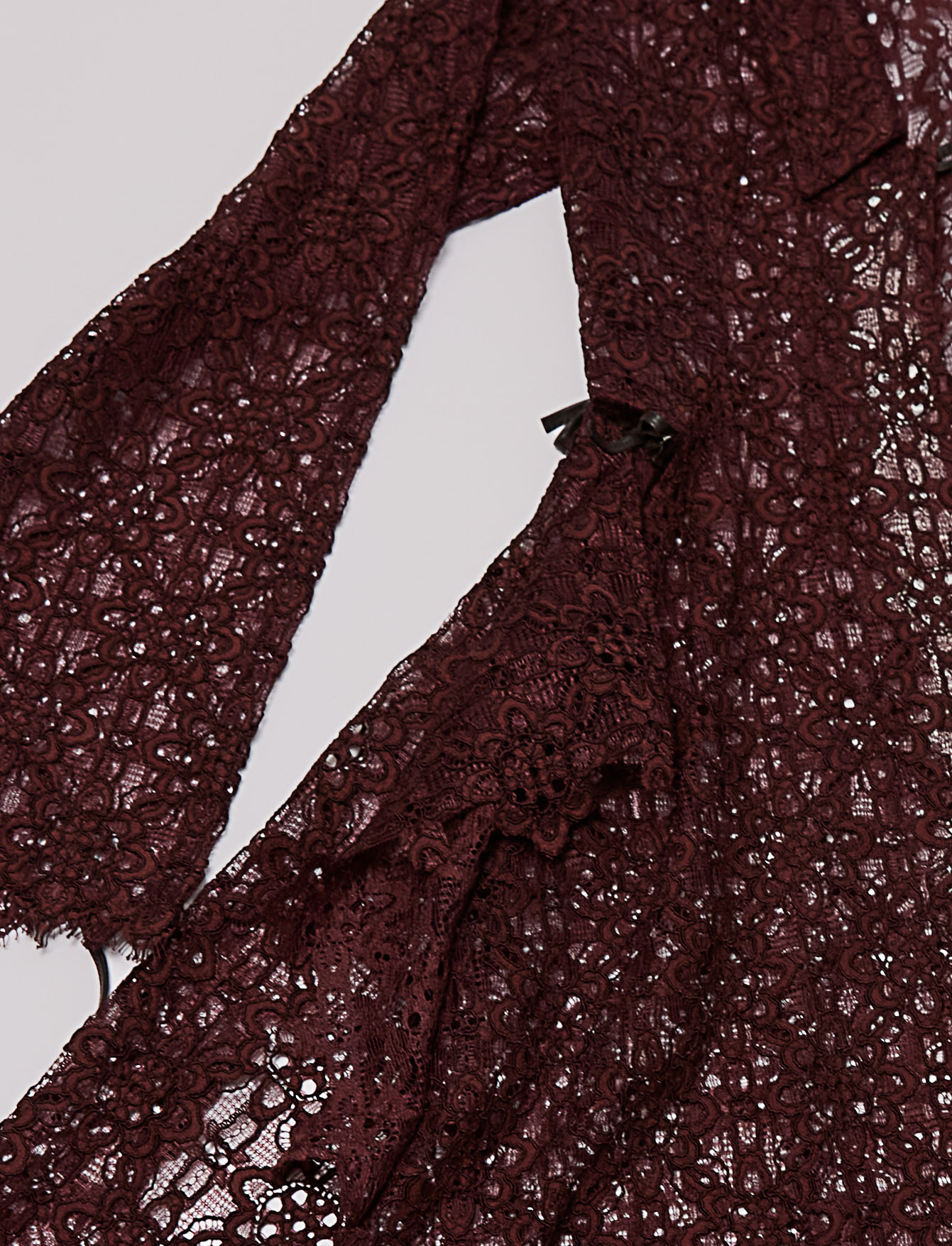 Блузка-фрак №49 Burgundy Flower