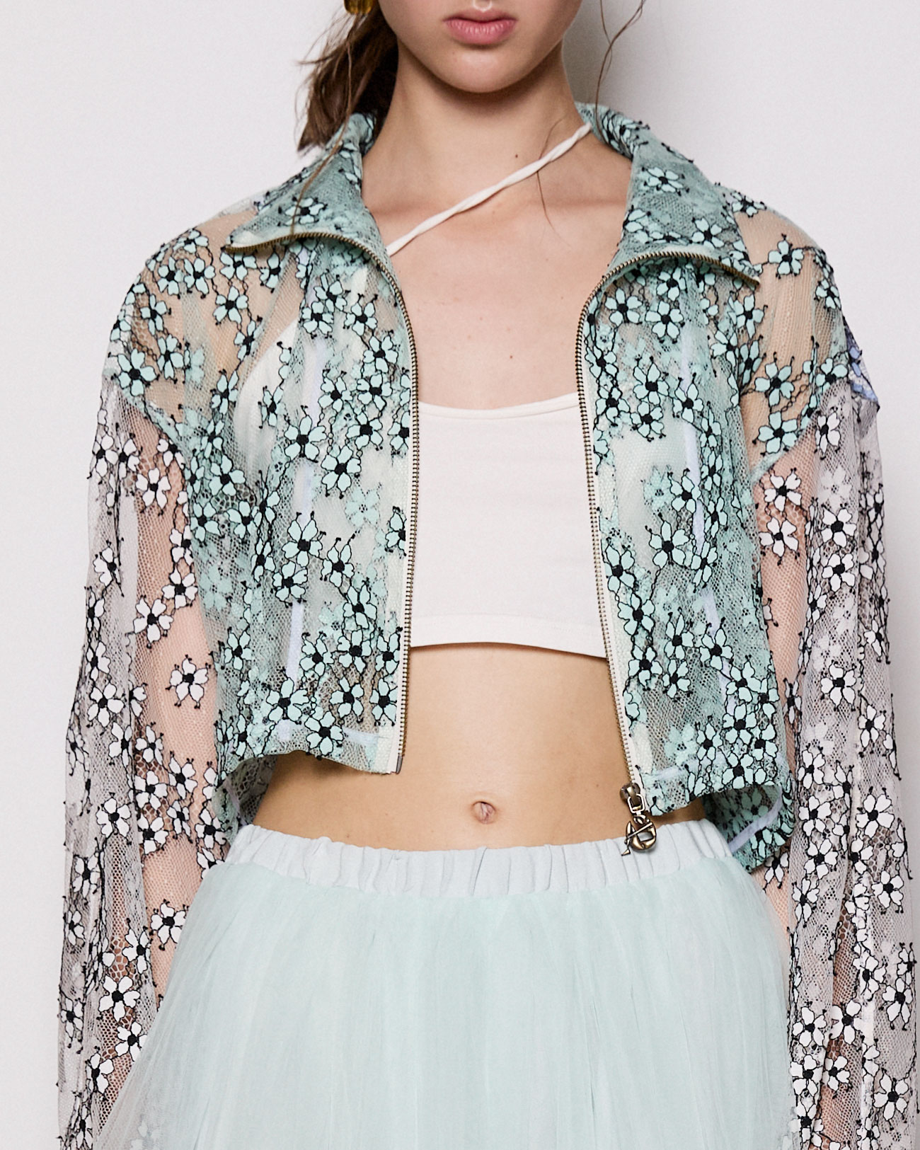 Топ на молнии №46/1 Lace