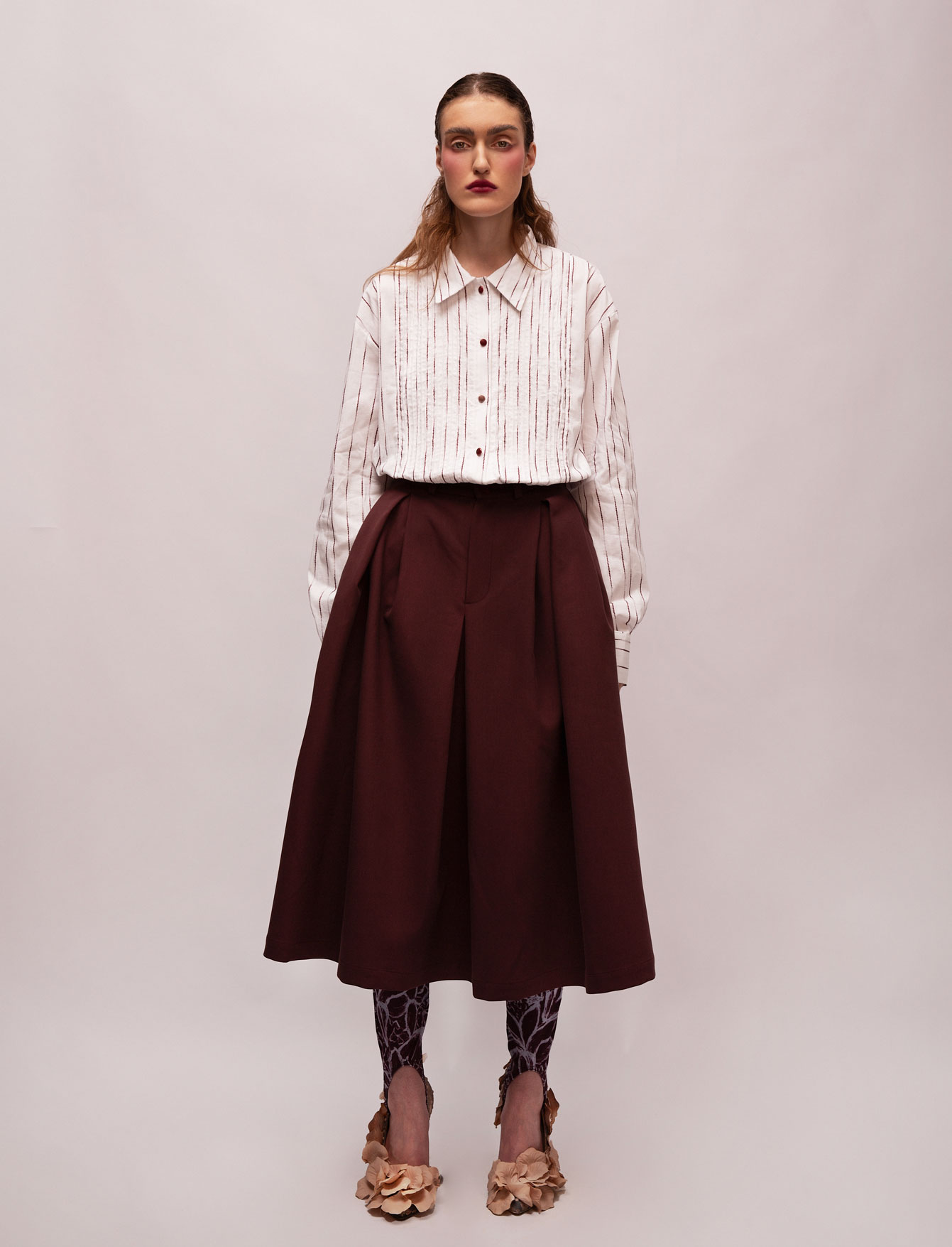 Юбка №60 Burgundy