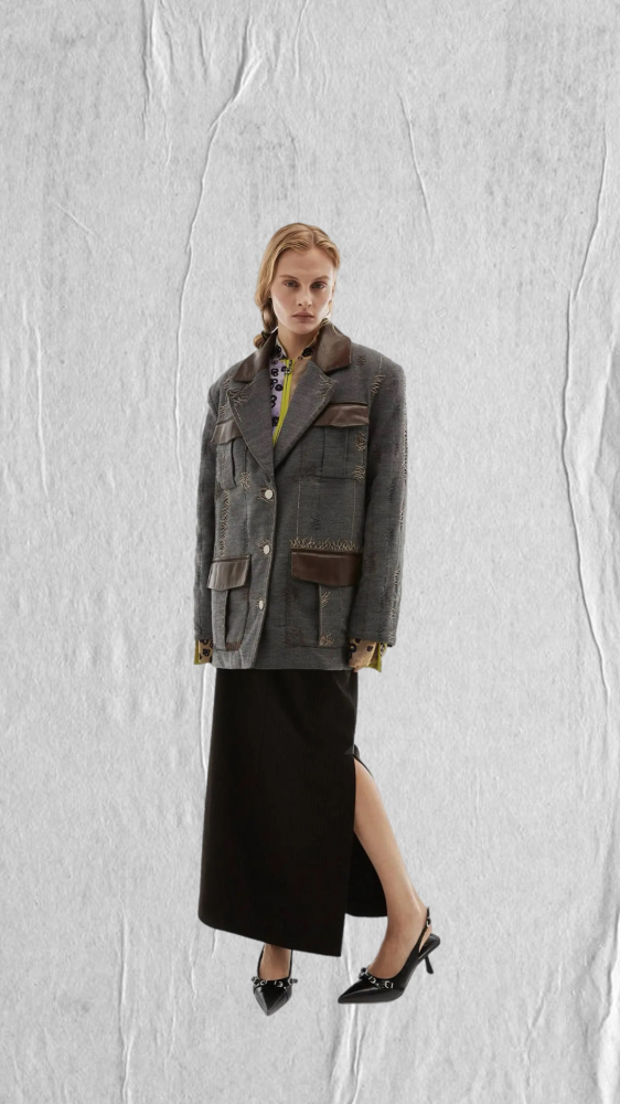 Куртка №18 Grey Stitch