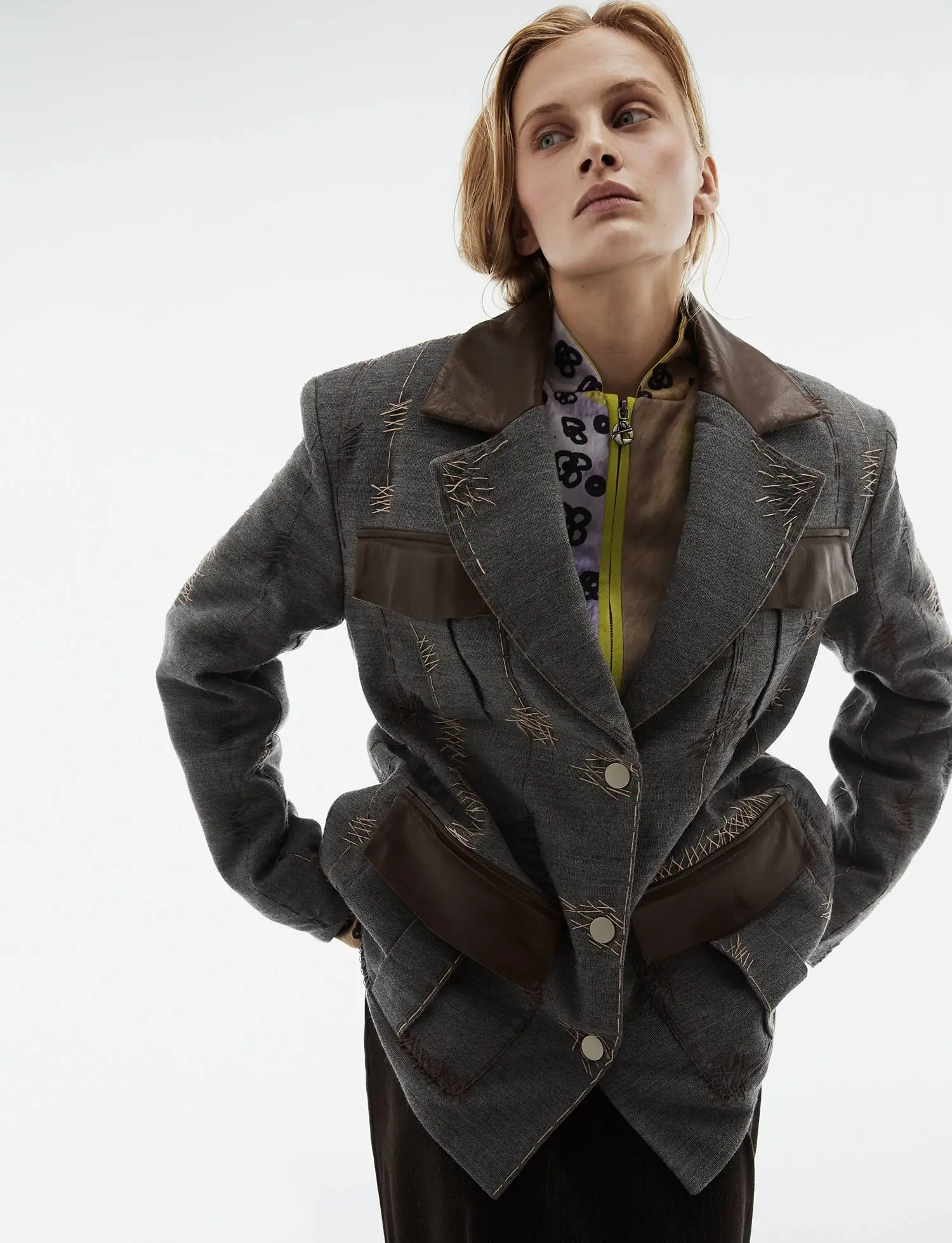 Куртка №18 Grey Stitch