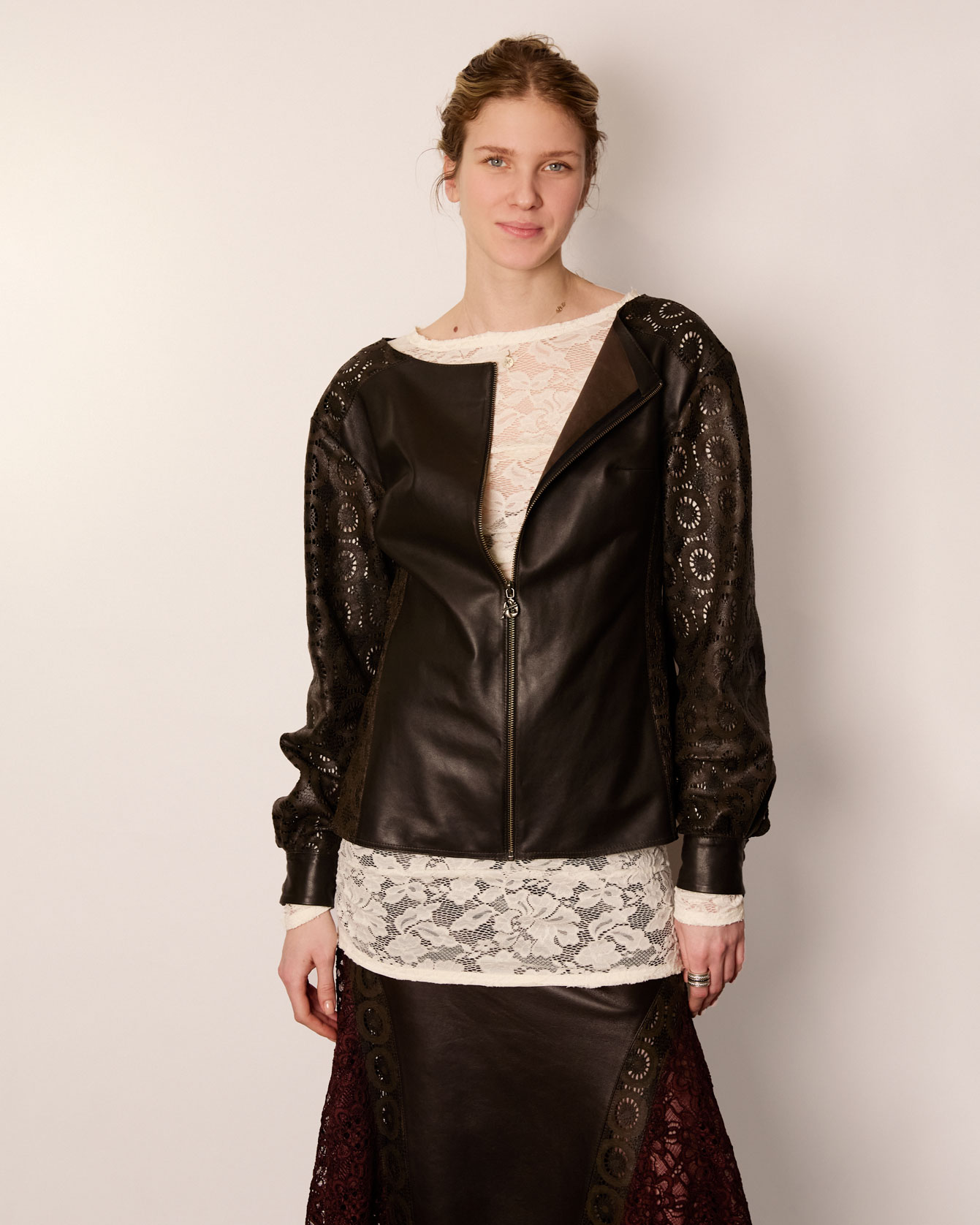 Лонгслив №30 Choco Leather. EX