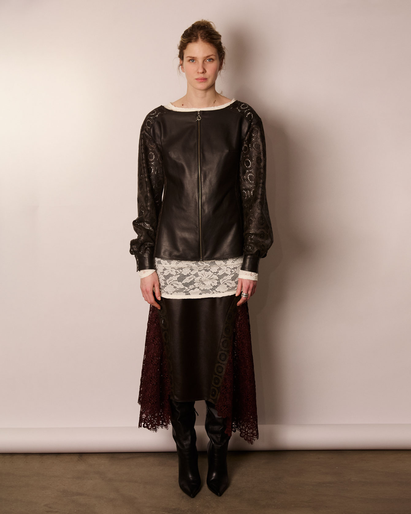 Лонгслив №30 Choco Leather. EX