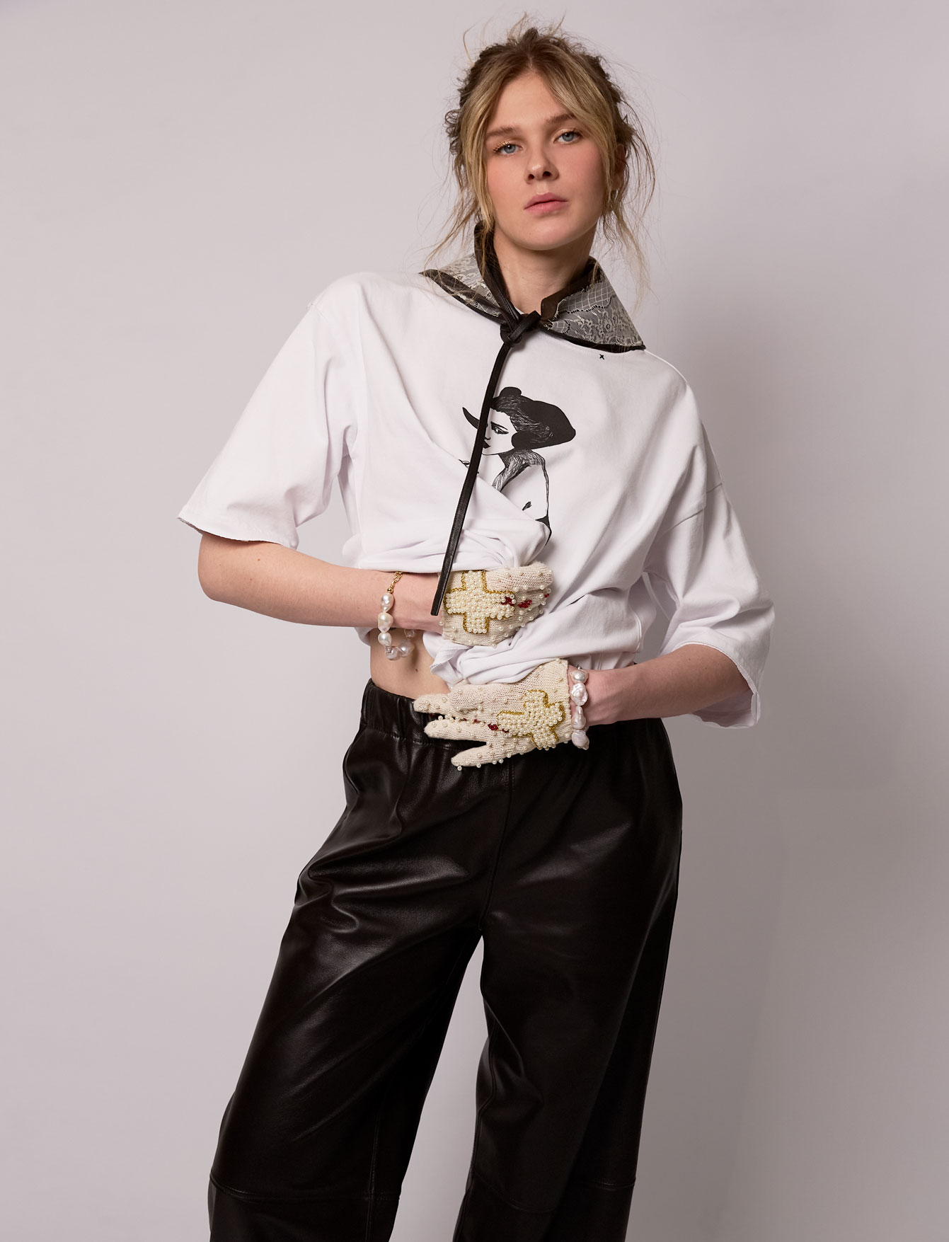 Брюки №2/2 Choco Leather. EX