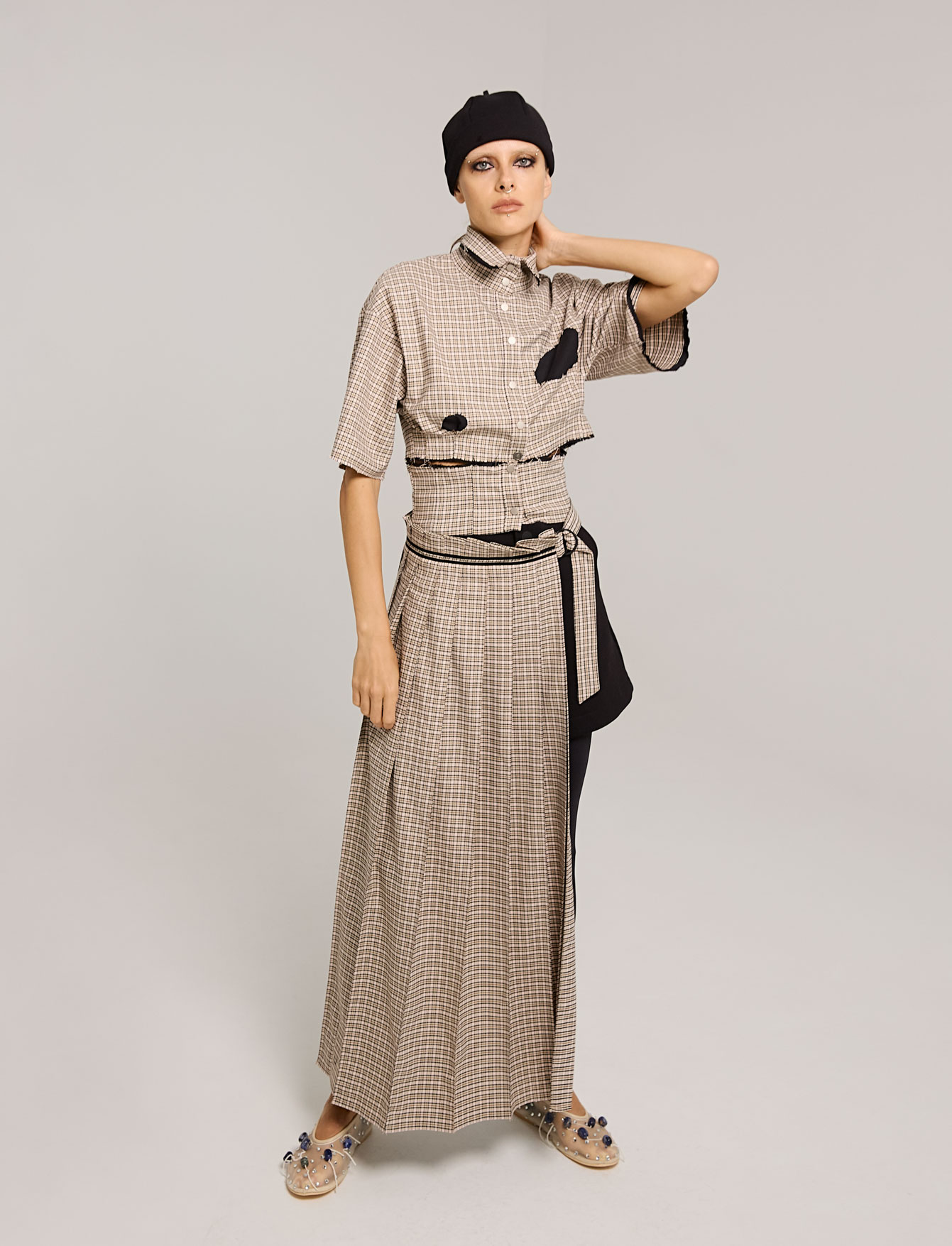 Рубашка №43 Plaid. Stone