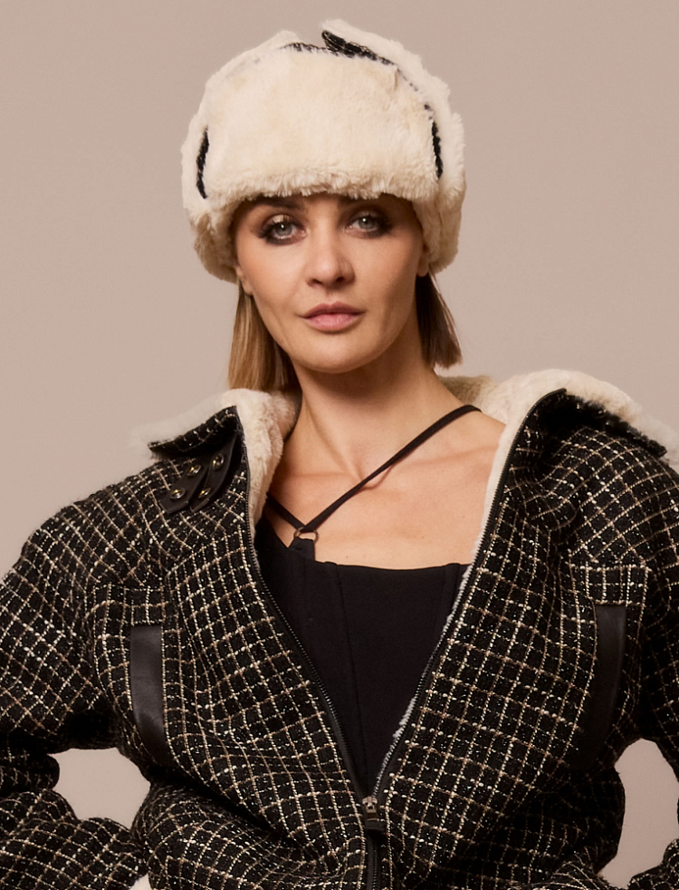 Шапка-ушанка №37 B.Tweed